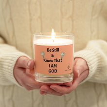 Load image into Gallery viewer, Be Still and Know That I Am God&#39; Christian Candle

