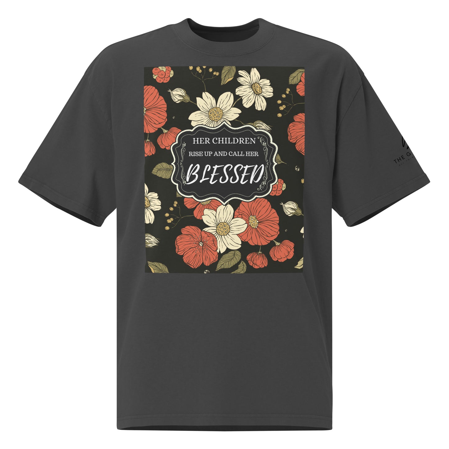 Her Children Call Her Blessed Oversized Christian T-shirt