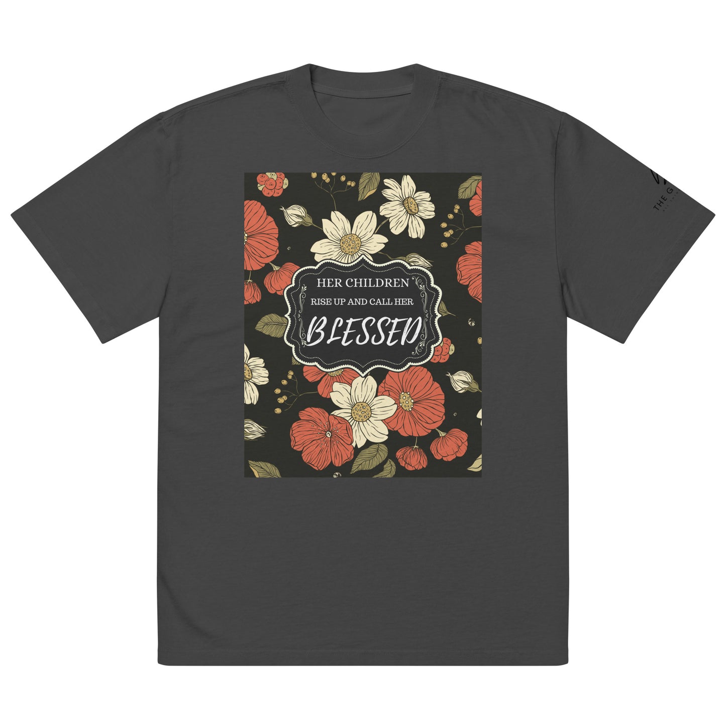 Her Children Call Her Blessed Oversized Christian T-shirt