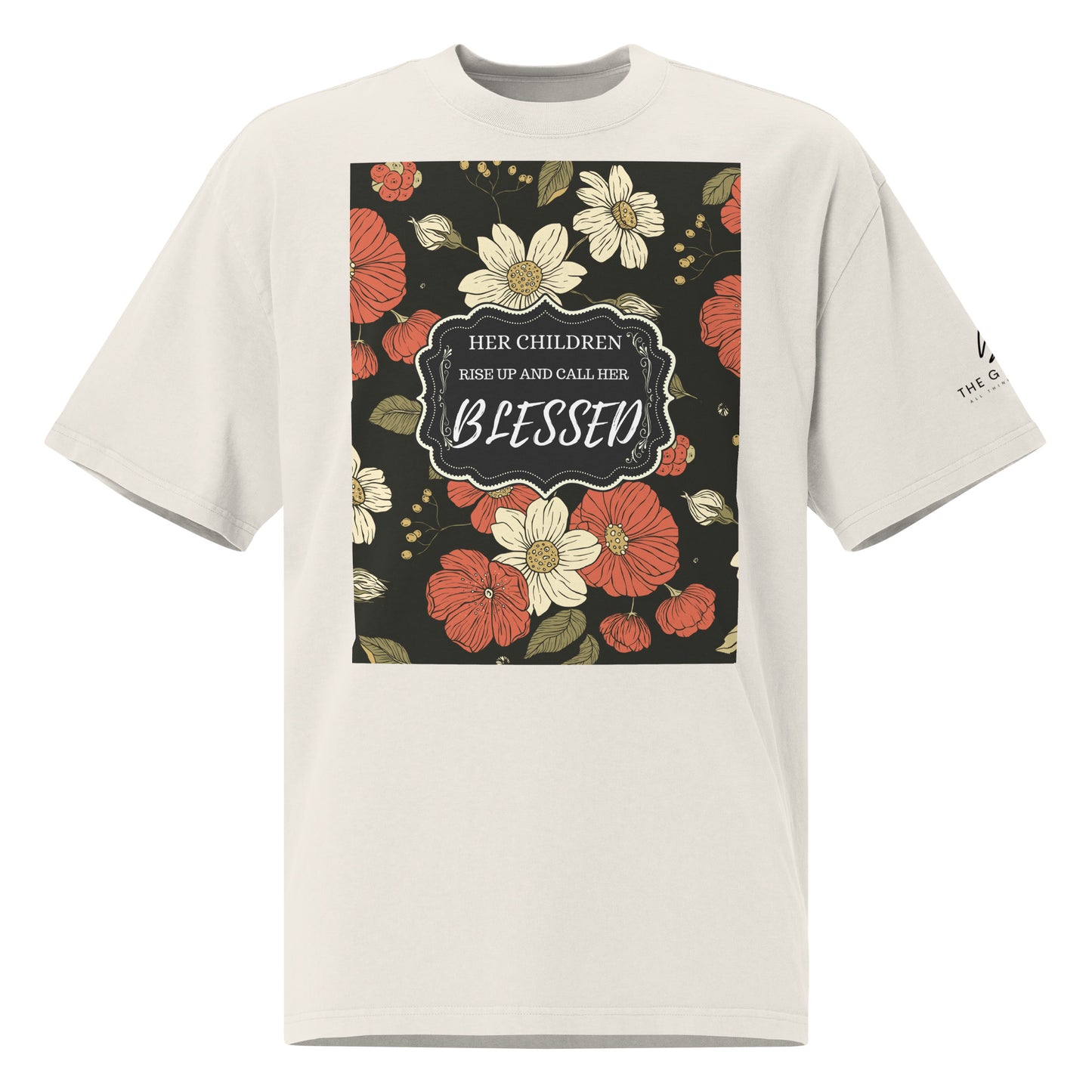 Her Children Call Her Blessed Oversized Christian T-shirt