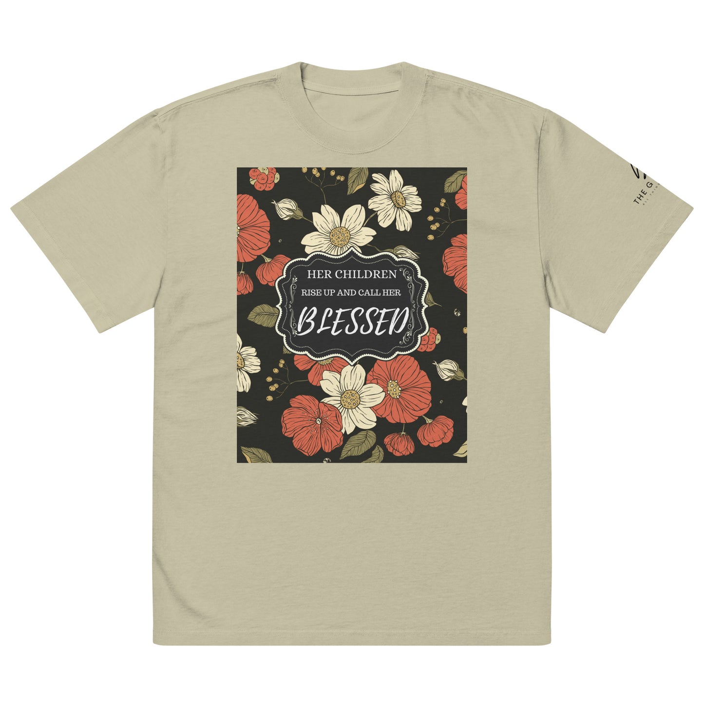 Her Children Call Her Blessed Oversized Christian T-shirt