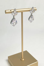 Load image into Gallery viewer, Zirconia Stone Drop Earrings
