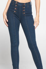 Load image into Gallery viewer, Button Waist Skinny Jeans

