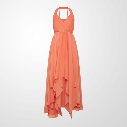 Chiffon Halter Dress