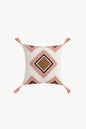 4 Styles Geometric Graphic Tassel Pillow Cover