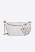 Load image into Gallery viewer, PU Leather Chain Strap Crossbody Bag
