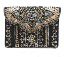 Load image into Gallery viewer, Midnight Dream Beaded Clutch Handbags
