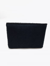 Load image into Gallery viewer, Black Fleur De Lis Beaded Mini Bag
