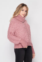 Load image into Gallery viewer, Ribbed Trim Plush Jacket
