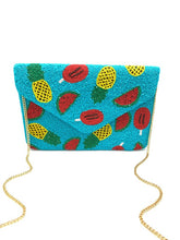 Load image into Gallery viewer, Tropical Fruit Beaded Clutch
