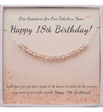 Load image into Gallery viewer, Happy Birthday Sterling Silver Necklace Gift Box
