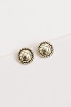 Load image into Gallery viewer, Vintage Button Earrings
