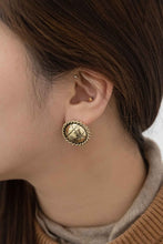 Load image into Gallery viewer, Vintage Button Earrings

