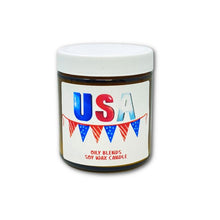 Load image into Gallery viewer, Mini Patriotic Soy Wax Candles
