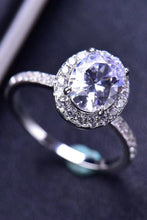 Load image into Gallery viewer, 2 Carat Moissanite Platinum-Plated Ring
