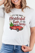 Load image into Gallery viewer, Most Wonderful Time Vintage Truck Graphic Tee

