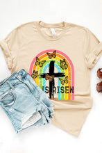Load image into Gallery viewer, He is Risen Black Tee
