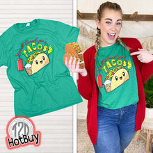 Load image into Gallery viewer, Will Teach for Tacos Teacher T-Shirt
