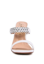 Load image into Gallery viewer, HIGH HEEL METAL BALL SANDALS
