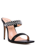 Load image into Gallery viewer, HIGH HEEL METAL BALL SANDALS
