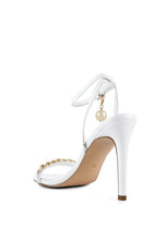 Load image into Gallery viewer, Mooning High Heeled Metal Chain Strap Sandals
