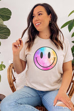 Load image into Gallery viewer, Tie Dye Smiley Graphic Tee
