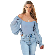 Load image into Gallery viewer, Women&#39;s Off Shoulder Long Sleeve Bodysuit
