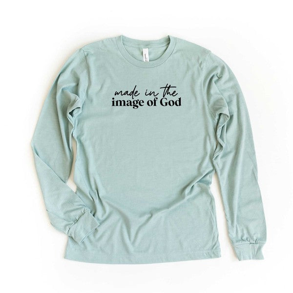 Made In The Image Of God Long Sleeve Graphic Tee