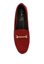 Load image into Gallery viewer, Zaara Solid Faux Suede Loafers
