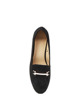 Load image into Gallery viewer, Zaara Solid Faux Suede Loafers

