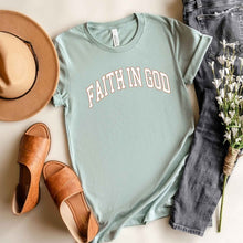 Load image into Gallery viewer, Faith In God Short Sleeve Graphic Tee
