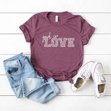 Load image into Gallery viewer, God Is Love Leopard Short Sleeve Graphic Tee
