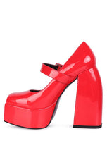 Load image into Gallery viewer, PABLO High Platform Mary Jane Heels
