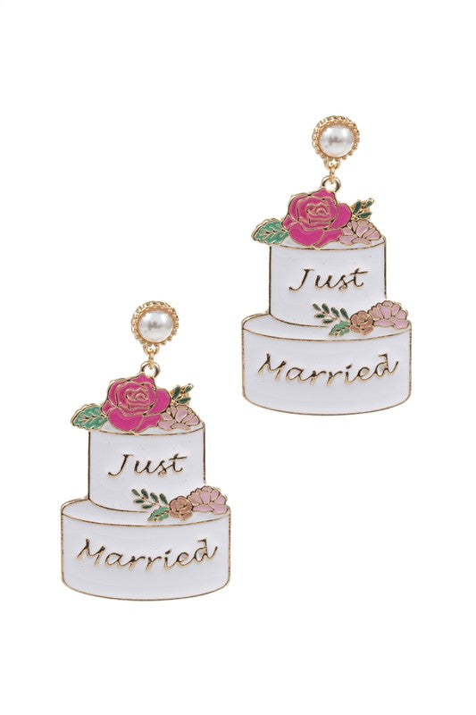 Wedding Cake Earrings