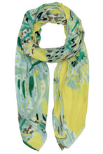 Load image into Gallery viewer, Colorful Abstract Floral Print Scarf
