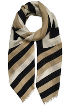 Load image into Gallery viewer, Abstract Striped Print Scarf

