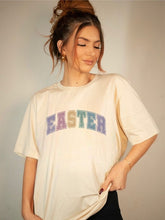 Load image into Gallery viewer, Colorful Easter Varsity Font Graphic Tee
