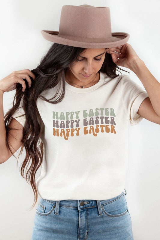 Happy Easter Plus Size Graphic Tee