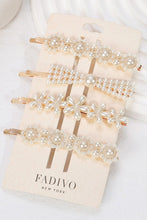 Load image into Gallery viewer, 4PCS Pearl Hair Deco Pin Set
