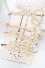 Load image into Gallery viewer, 4PCS Pearl Hair Deco Pin Set
