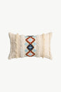 2 Styles Embroidered Fringe Detail Pillow Cover