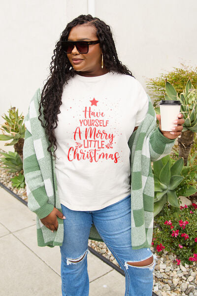 Simply Love Full Size HAVE YOURSELF A MERRY LITTLE CHRISTMAS T-Shirt