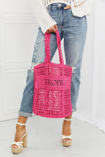 Load image into Gallery viewer, Fame Tropic Babe Staw Tote Bag
