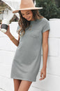 Pocketed T-Shirt Dress