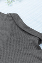 Load image into Gallery viewer, Contrast Waffle-Knit Shirt Jacket
