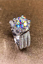 Load image into Gallery viewer, 3 Carat Moissanite Three-Layer Ring
