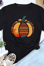 Load image into Gallery viewer, Pumpkin Graphic Cuffed Tee
