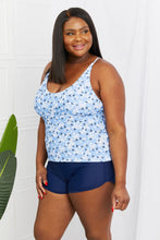 Load image into Gallery viewer, Marina West Swim By The Shore Full Size Two-Piece Swimsuit in Blossom Navy
