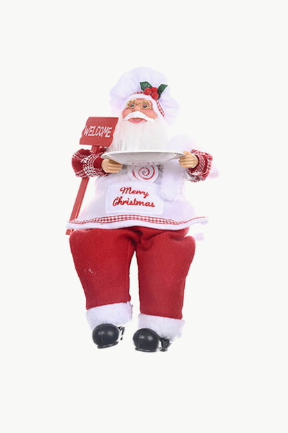 Christmas Sitting Santa Claus Figure