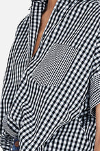 Load image into Gallery viewer, Gingham Button Up Shirt
